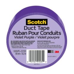 Scotch® Duct Tape 920-PPL-C, 1.88 in x 20 yd (48 mm x 18,2 m), Purple image Scotch® Duct Tape 920-PPL-C, 1.88 in x 20 yd (48 mm x 18,2 m), Purpleimage