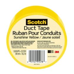 Scotch® Duct Tape 920-YLW-C, 1.88 in x 20 yd (48 mm x 18,2 m), Yellow image Scotch® Duct Tape 920-YLW-C, 1.88 in x 20 yd (48 mm x 18,2 m), Yellowimage