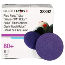 3M™ Cubitron™ II Roloc™ Fibre Disc 786C, 33392, 3 in (75 mm), 80+, 15 Discs/Carton, 6 Cartons/Case image 3M™ Cubitron™ II Roloc™ Fibre Disc 786C, 33392, 3 in (75 mm), 80+, 15 Discs/Carton, 6 Cartons/Caseimage
