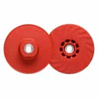 3M™ Disc Back-up Pad 11225, Ribbed, Extra Hard, Red, 6 in, One Piece, 10 ea/Case - Image 3