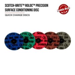 Scotch-Brite™ Roloc™ Precision Surface Conditioning Disc, PN-DS, Extra Coarse, TS, 1-1/2 in, 50/Car, 200 ea/Case, Dispenser Pack image Scotch-Brite™ Roloc™ Precision Surface Conditioning Disc, PN-DS, Extra Coarse, TS, 1-1/2 in, 50/Car, 200 ea/Case, Dispenser Packimage