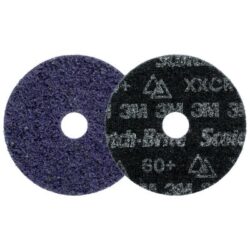 Scotch-Brite™ Precision Heavy Duty Surface Conditioning Disc, HD-DH, X-Extra Coarse 60+, 4-1/2 in x 7/8 in, 50 ea/Case image Scotch-Brite™ Precision Heavy Duty Surface Conditioning Disc, HD-DH, X-Extra Coarse 60+, 4-1/2 in x 7/8 in, 50 ea/Caseimage