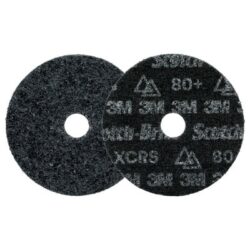 Scotch-Brite™ Precision Heavy Duty Surface Conditioning Disc, HD-DH, Extra Coarse 80+, 5 in x 7/8 in, 50 ea/Case image Scotch-Brite™ Precision Heavy Duty Surface Conditioning Disc, HD-DH, Extra Coarse 80+, 5 in x 7/8 in, 50 ea/Caseimage