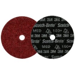 Scotch-Brite™ Precision Heavy Duty Surface Conditioning Disc, HD-DH, Medium 150+, 7 in x 7/8 in, 25 ea/Case image Scotch-Brite™ Precision Heavy Duty Surface Conditioning Disc, HD-DH, Medium 150+, 7 in x 7/8 in, 25 ea/Caseimage