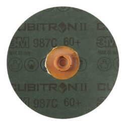 3M™ Cubitron™ II Roloc™ Fibre Disc 987C, 60+, TS, 4 in, Die RS400BB, 25/Carton, 100 ea/Case image 3M™ Cubitron™ II Roloc™ Fibre Disc 987C, 60+, TS, 4 in, Die RS400BB, 25/Carton, 100 ea/Caseimage