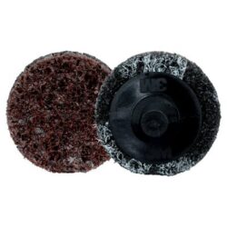 Scotch-Brite™ Roloc™ Precision Surface Conditioning Disc, Heavy Duty, HD-DR, Coarse 120+, TR, 1 in, 50/Carton, 200 ea/Caseimage