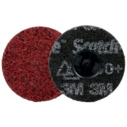 Scotch-Brite™ Roloc™ Precision Surface Conditioning Disc, Heavy Duty, HD-DR, Medium 150+, TR, 3 in, 25/Carton, 100 ea/Case image Scotch-Brite™ Roloc™ Precision Surface Conditioning Disc, Heavy Duty, HD-DR, Medium 150+, TR, 3 in, 25/Carton, 100 ea/Caseimage