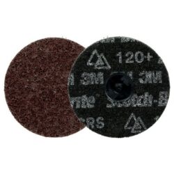 Scotch-Brite™ Roloc™ Precision Surface Conditioning Disc, Heavy Duty, HD-DR, Coarse 120+, TR, 4 in, 25/Carton, 100 ea/Case image Scotch-Brite™ Roloc™ Precision Surface Conditioning Disc, Heavy Duty, HD-DR, Coarse 120+, TR, 4 in, 25/Carton, 100 ea/Caseimage