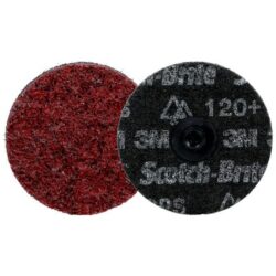 Scotch-Brite™ Roloc™ Precision Surface Conditioning Disc, Heavy Duty, HD-DS, Medium 150+, TS, 2 in, 50/Carton, 200 ea/Case image Scotch-Brite™ Roloc™ Precision Surface Conditioning Disc, Heavy Duty, HD-DS, Medium 150+, TS, 2 in, 50/Carton, 200 ea/Caseimage