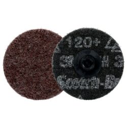 Scotch-Brite™ Roloc™ Precision Surface Conditioning Disc, Heavy Duty, HD-DS, Coarse 120+, TS, 3 in, 25/Carton, 100 ea/Case image Scotch-Brite™ Roloc™ Precision Surface Conditioning Disc, Heavy Duty, HD-DS, Coarse 120+, TS, 3 in, 25/Carton, 100 ea/Caseimage