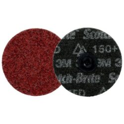 Scotch-Brite™ Roloc™ Precision Surface Conditioning Disc, Heavy Duty, HD-DS, Medium 150+, TS, 4 in, 25/Carton, 100 ea/Case image Scotch-Brite™ Roloc™ Precision Surface Conditioning Disc, Heavy Duty, HD-DS, Medium 150+, TS, 4 in, 25/Carton, 100 ea/Caseimage