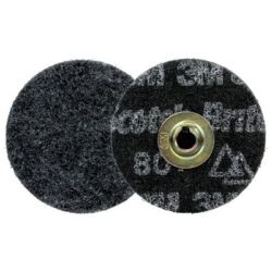 Scotch-Brite™ Roloc™ Precision Surface Conditioning Disc, Heavy Duty, HD-DM, Extra Coarse 80+, TSM, 3 in, 25/Carton, 100 ea/Case image Scotch-Brite™ Roloc™ Precision Surface Conditioning Disc, Heavy Duty, HD-DM, Extra Coarse 80+, TSM, 3 in, 25/Carton, 100 ea/Caseimage