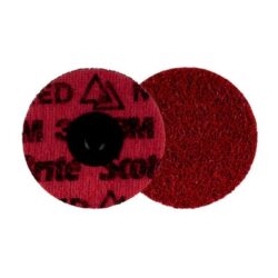 Scotch-Brite™ Roloc™ Precision Surface Conditioning Disc, PN-DS, Medium, TS, 3 in, 25/Carton, 100 ea/Case, Dispenser Pack image Scotch-Brite™ Roloc™ Precision Surface Conditioning Disc, PN-DS, Medium, TS, 3 in, 25/Carton, 100 ea/Case, Dispenser Packimage
