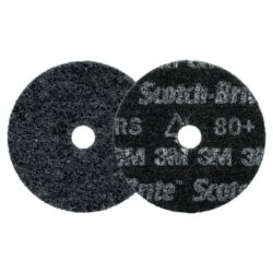 Scotch-Brite™ Precision Heavy Duty Surface Conditioning Disc, HD-DH, Extra Coarse 80+, 4 in x 5/8 in, 100 ea/Case image Scotch-Brite™ Precision Heavy Duty Surface Conditioning Disc, HD-DH, Extra Coarse 80+, 4 in x 5/8 in, 100 ea/Caseimage