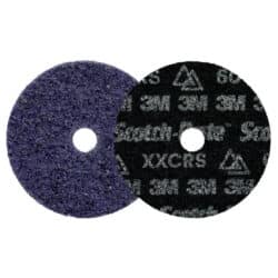 Scotch-Brite™ Precision Heavy Duty Surface Conditioning Disc, HD-DH, X-Extra Coarse 60+, 4 in x 5/8 in, 100 ea/Case image Scotch-Brite™ Precision Heavy Duty Surface Conditioning Disc, HD-DH, X-Extra Coarse 60+, 4 in x 5/8 in, 100 ea/Caseimage