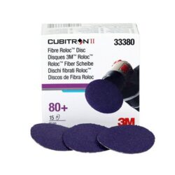 3M™ Cubitron™ II Roloc™ Fibre Disc 786C, 33380, 2 in (50 mm), 80+, 15 Discs/Carton, 6 Cartons/Case image 3M™ Cubitron™ II Roloc™ Fibre Disc 786C, 33380, 2 in (50 mm), 80+, 15 Discs/Carton, 6 Cartons/Caseimage