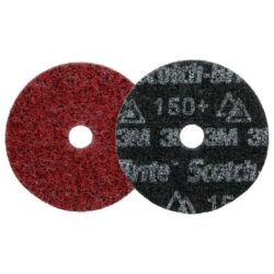 Scotch-Brite™ Precision Heavy Duty Surface Conditioning Disc, HD-DH, Medium 150+, 4 in x 5/8 in, 100 ea/Case image Scotch-Brite™ Precision Heavy Duty Surface Conditioning Disc, HD-DH, Medium 150+, 4 in x 5/8 in, 100 ea/Caseimage