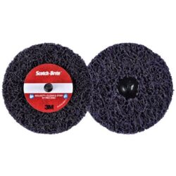 Scotch-Brite™ Roloc™+ Clean and Strip XT Pro Disc, XO-ZR+, SiC Extra Coarse, TR+, Purple, 4 in x 1 in, 2 Ply, 10 ea/Case image Scotch-Brite™ Roloc™+ Clean and Strip XT Pro Disc, XO-ZR+, SiC Extra Coarse, TR+, Purple, 4 in x 1 in, 2 Ply, 10 ea/Caseimage