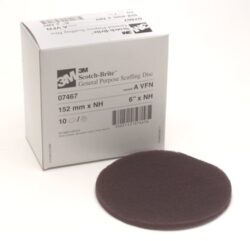 Scotch-Brite™ Scuffing Disc, 07467, A/O Very Fine, 6 in x NH, 10/Carton, 40 ea/Case image Scotch-Brite™ Scuffing Disc, 07467, A/O Very Fine, 6 in x NH, 10/Carton, 40 ea/Caseimage