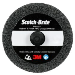 Scotch-Brite™ Roloc™ Deburr & Finish PRO Unitized Wheel, DP-UR, 2S Fine, TR, 2 in x 1/4 in, 15/Carton, 60 ea/Case image Scotch-Brite™ Roloc™ Deburr & Finish PRO Unitized Wheel, DP-UR, 2S Fine, TR, 2 in x 1/4 in, 15/Carton, 60 ea/Caseimage