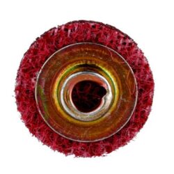 Standard Abrasives™ Quick Change Surface Conditioning Disc, FE, 840132, A/O Medium, TSM, Maroon, 1 in, 50/Cart, 10 Cartons/Caseimage