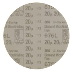 3M™ Diamond Microfinishing Film PSA Disc 675L, 20 Mic 5MIL, Beige, 6 in x 1/2 in, Die 600W image 3M™ Diamond Microfinishing Film PSA Disc 675L, 20 Mic 5MIL, Beige, 6 in x 1/2 in, Die 600Wimage