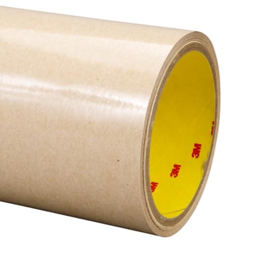 3M™ Adhesive Transfer Tape 966, Clear, 12 in x 60 yd, 2.3 mil, 4 Roll/Case