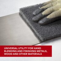 Scotch-Brite™ Blending Hand Pad 7446, HP-HP, SiC Medium, Gray, 3- 1/2 inx 7 in, 800 ea/Case - Image 3