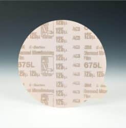 3M™ Diamond Microfinishing Film PSA Disc 675L, 125 Mic 6MIL, Orange, 6 in x 1/2 in, Die 600W image 3M™ Diamond Microfinishing Film PSA Disc 675L, 125 Mic 6MIL, Orange, 6 in x 1/2 in, Die 600Wimage