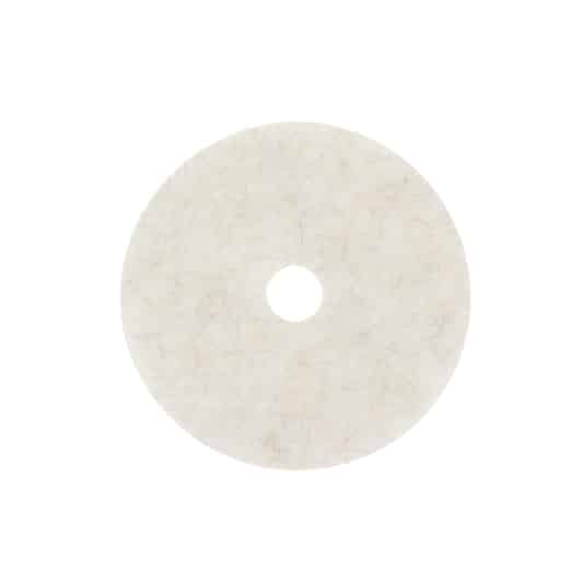 Scotch-Brite™ Natural Blend Floor Pads 3300, White/Natural Fiber, 24 in, 5 ea/Case