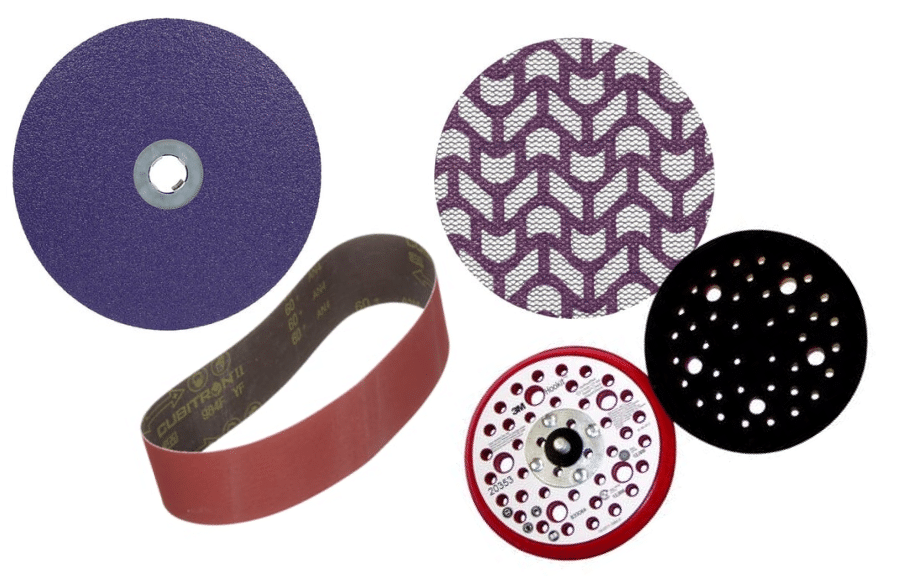 Scotch-Brite EX2 Deburring Wheel, X2-WL, 8S Fine, 5 in x 1/4 in x 1 in, 4 ea/Case