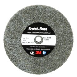 Scotch-Brite™ Deburr & Finish Pro Unitized Wheel, DP-UW, 8C Medium+, 3 in x 1/2 in x 1/4 in, 20 ea/Case image Scotch-Brite™ Deburr & Finish Pro Unitized Wheel, DP-UW, 8C Medium+, 3 in x 1/2 in x 1/4 in, 20 ea/Caseimage