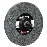 Scotch-Brite™ Deburr & Finish Pro Unitized Wheel, DP-UW, 8C Coarse+, 3 in x 3/4 in x 1/4 in, 20 ea/Case - Image 5