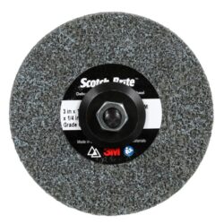 Scotch-Brite™ Deburr & Finish Pro Unitized Wheel, DP-UW, 6C Medium+, 3 in x 1/4 in x 1/4 in, 40 ea/Case image Scotch-Brite™ Deburr & Finish Pro Unitized Wheel, DP-UW, 6C Medium+, 3 in x 1/4 in x 1/4 in, 40 ea/Caseimage