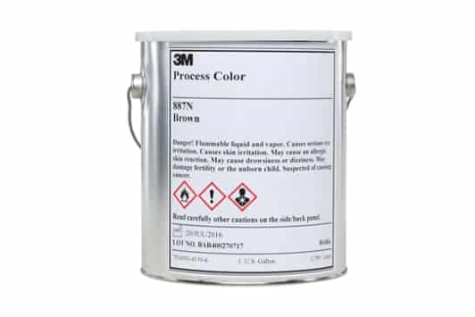 3M™ Process Color 887N Brown, 1 Gal, 1 Can/Case