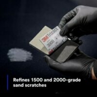 3M™ Trizact™ Hookit™ Foam Abrasive 3000 Sheet 443SA, 30290, 2-3/4 in x 5-1/2 in (70 mm x 140 mm), 15 Sheets/Carton, 4 Cartons/Case - Image 3