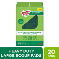 Scotch-Brite® Heavy Duty Scour Pad 220-6X9-3L, 6 in x 9 in image Scotch-Brite® Heavy Duty Scour Pad 220-6X9-3L, 6 in x 9 inimage