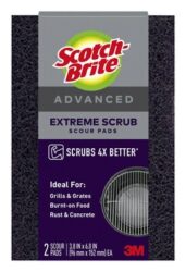 Scotch-Brite® Extreme Scrub Scour Pad 77222-R, 6/2 image Scotch-Brite® Extreme Scrub Scour Pad 77222-R, 6/2image