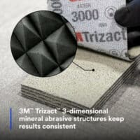 3M™ Trizact™ Hookit™ Foam Abrasive 3000 Sheet 443SA, 30290, 2-3/4 in x 5-1/2 in (70 mm x 140 mm), 15 Sheets/Carton, 4 Cartons/Case - Image 4