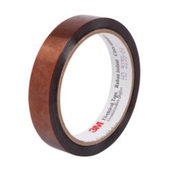 3M™ Polyimide Film Electrical Tape 92, Amber, Silicone Adhesive, 1-mil film, 3/8 in x 36 yds (9,52mm x 33m), 24/Case image 3M™ Polyimide Film Electrical Tape 92, Amber, Silicone Adhesive, 1-mil film, 3/8 in x 36 yds (9,52mm x 33m), 24/Caseimage