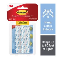 Command™ Clear Decorating Clips Value Pack 17026CLR-40ES image Command™ Clear Decorating Clips Value Pack 17026CLR-40ESimage