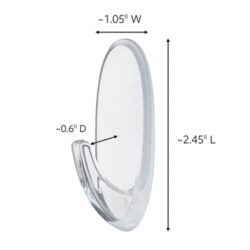Command™ Outdoor Window Hooks Clear Value Pack 17091CLRAWVPEF, Medium, 5 Hooks, 6 Strips image Command™ Outdoor Window Hooks Clear Value Pack 17091CLRAWVPEF, Medium, 5 Hooks, 6 Stripsimage