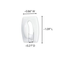 Command™ Clear Mini Hooks 6pk Clip Strip 17006CLR-CSimage