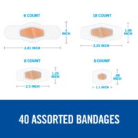 Nexcare™ Max Hold Waterproof Bandages MHW-40, Assorted 40 ct value pack - Image 6