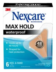 Nexcare™ Max-Hold Heel/Hand Waterproof Bandages, MHWH-06, 1.75 in x 2.81 in (44 mm x 71 mm) image Nexcare™ Max-Hold Heel/Hand Waterproof Bandages, MHWH-06, 1.75 in x 2.81 in (44 mm x 71 mm)image