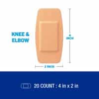 Nexcare™ Cushioned Waterproof Foam Bandages, Knee & Elbow, 8 ct., 522-08CB - Image 3