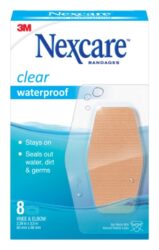 Nexcare™ Waterproof Bandages 581-08, Knee and Elbow, 8 ct. image Nexcare™ Waterproof Bandages 581-08, Knee and Elbow, 8 ct.image