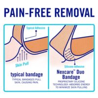 Nexcare™ DUO Bandages DSA-8, Knee and Elbow, 8 ct - Image 4