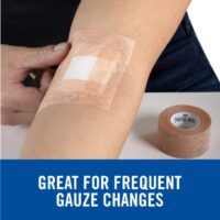 Nexcare™ Gentle Paper First Aid Tape T781-2PK, Tan, 1 in x 10 yds - Image 3
