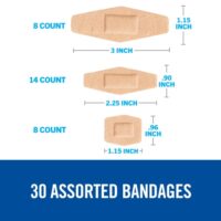 Nexcare™ Ultra Stretch Bandages, Assorted 576-30PB - Image 3